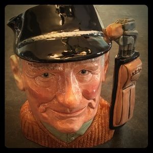 Large Royal Doulton Golfer Toby Mug